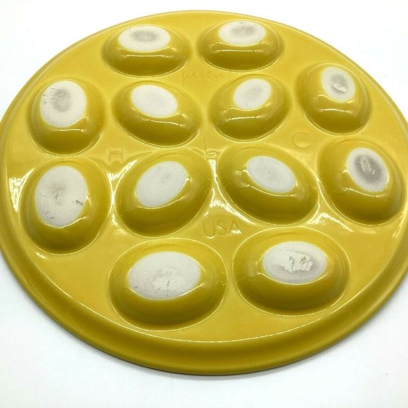 Fiesta Yellow Egg Platter - Picture 8 of 11